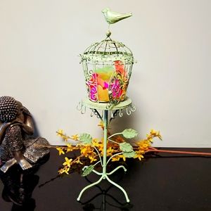 Mint Green Mockingbird Jewelry Stand
